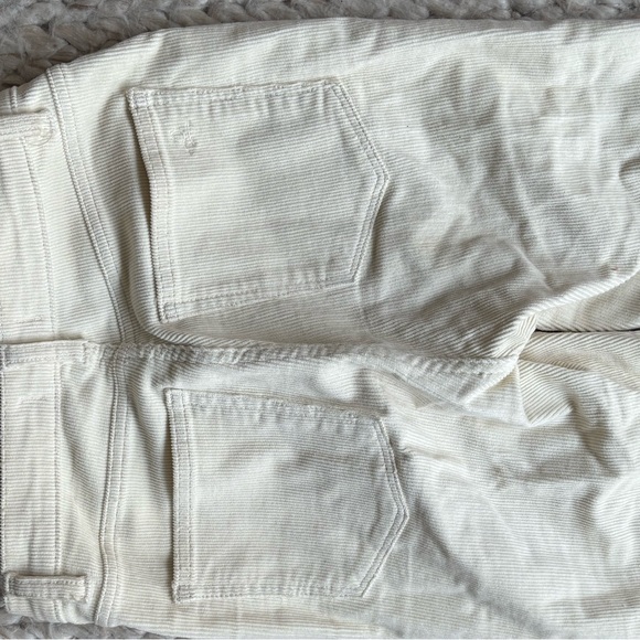 DL1961 Rachel Flare Ultra High Rise Instasculpt 35" - Eggshell Corduroy Size 23 - Picture 6 of 8